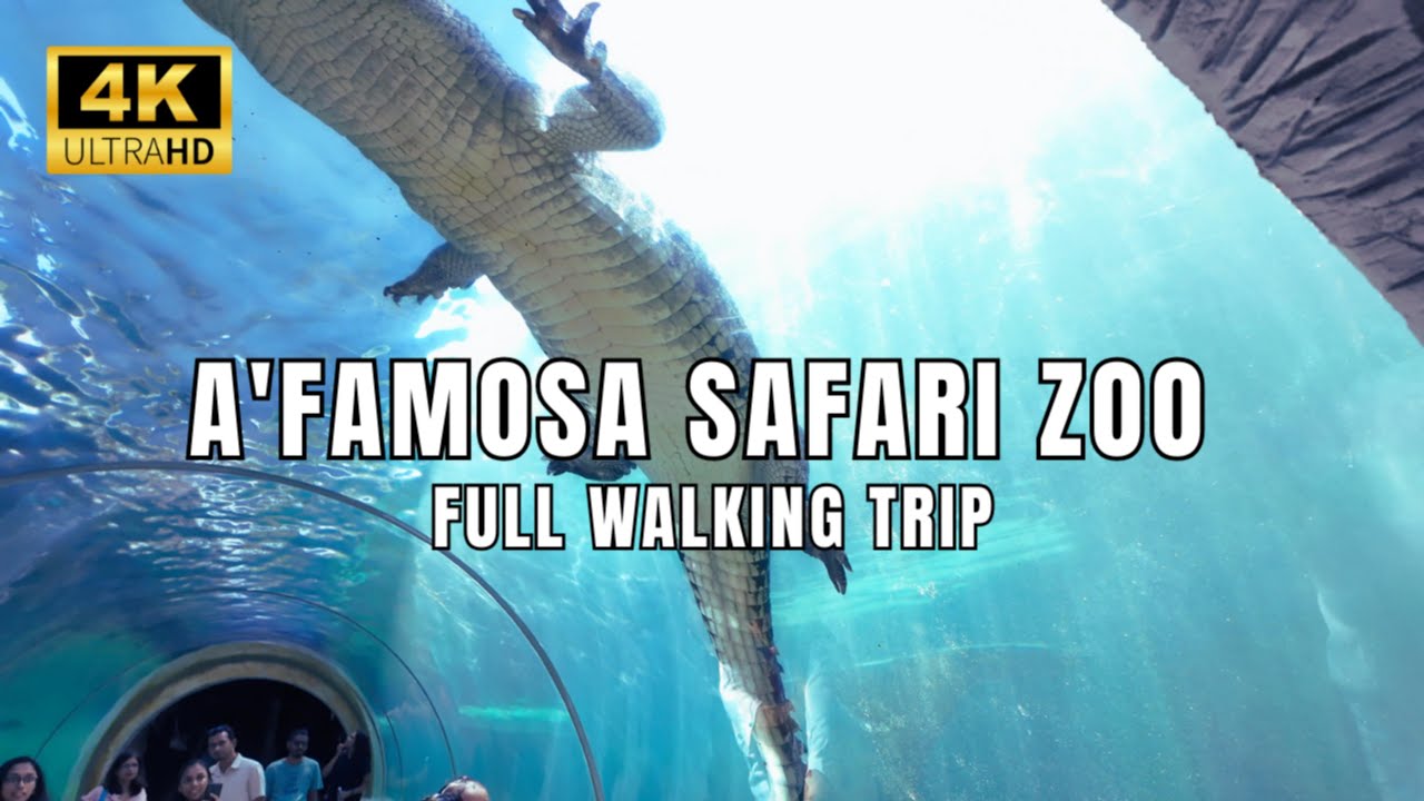 Zoo Animal Full Tour | A’Famosa Safari Wonderland Melaka Malaysia [4K]