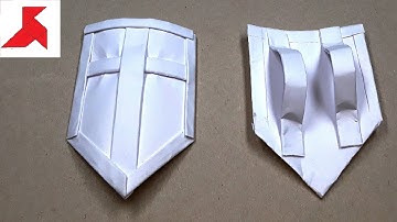 DIY 🛡️ How to make a SHIELD from A4 paper