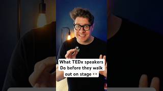What TEDx Speakers Do Before They Go On Stage 👀 #confidence #publicspeaking #tedxspeaker