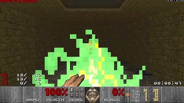 Doom 2 [runaway2.wad] - MAP01 [Run or Die] _ UVMax Speedrun Beautiful Mod Punch only