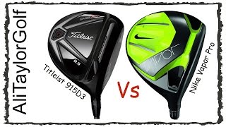 NIKE VAPOR PRO DRIVER v TITLEIST 915 D3 DRIVER - YouTube
