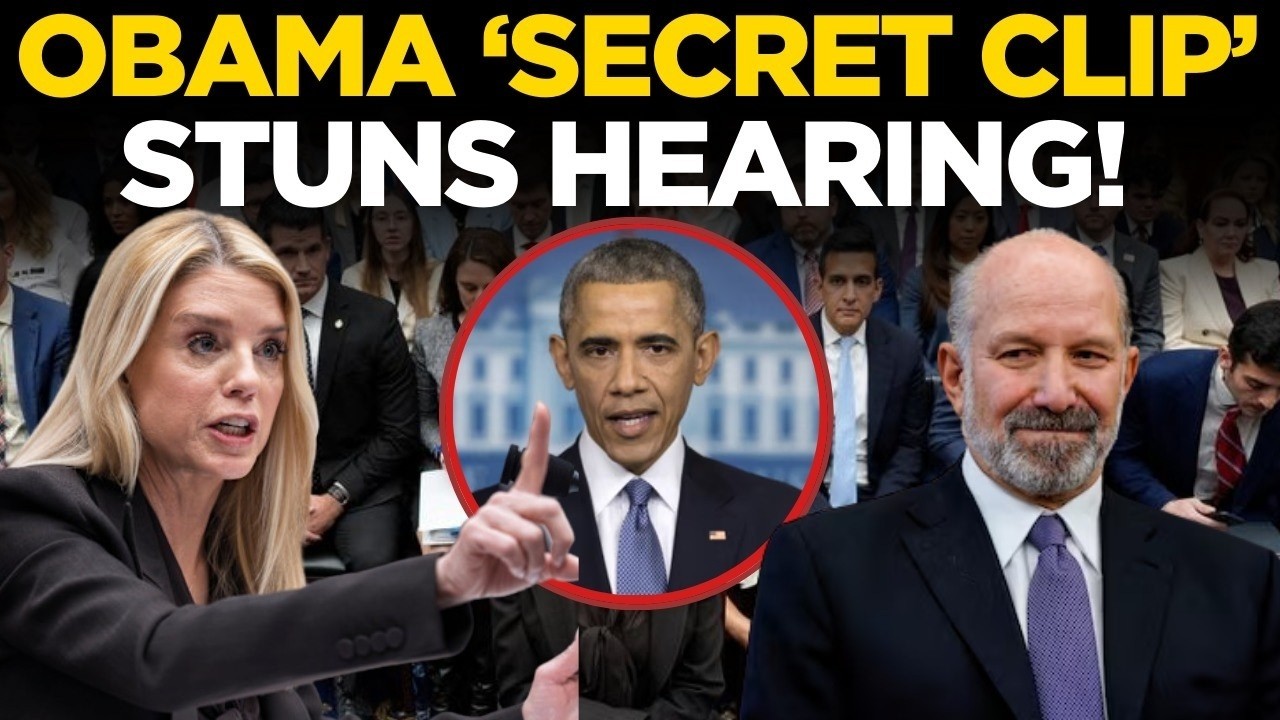 Pam Bondi Hearing LIVE: OBAMA ‘Secret Video’ Played at Hearing Sparks Immigration Clash | Pam Bondi