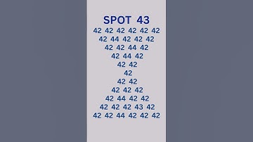 Can you find 43 in 5s seconds? Lets try..Comment and Subscribe #maths #braintestsolution #game