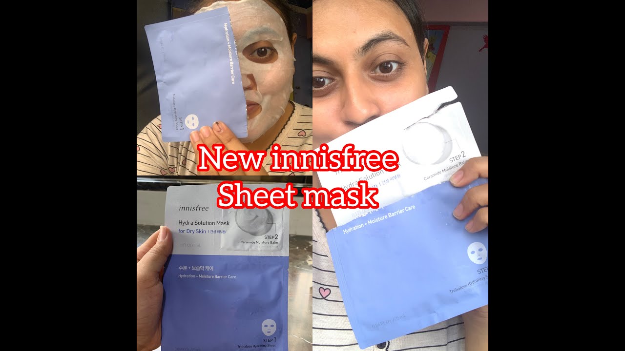 New Innisfree Sheet Mask | Honest Review | Honey Ostwal. - YouTube