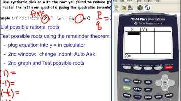Section 6.5 Theorems About Roots of Polynomial Equations (Rational Root Theorem)