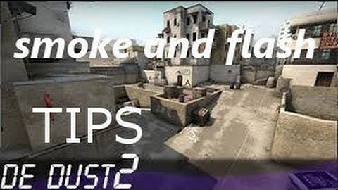 CS:GO smoke and flash TUTORIAL de_dust2 by Random Gaming
