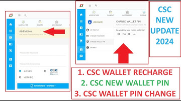 CSC WALLET PIN RESTE | CSC WALLET RECHARGE 2024 | CSC NEW WALLET PIN ONLINE #csc #cscvle #cscin