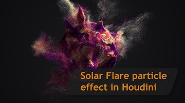 Solar Flare particle effect in Houdini