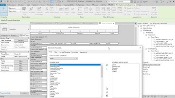 HOW TO CREATE BIM MODEL SCHEDULES AND PIPES QUANTITYS PIPES LENGTH REVIT IN TAMIL