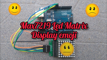 MAX7219 LED Matrix Display with Arduino emoji #max7219 #emoji #diy