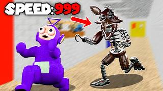 Foxy Is Faster Than Baldi Tinky Winky Plays Baldi Basics Foxy Mod