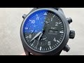 IWC Pilot's Watch Double Chronograph Top Gun IW3718-15 IWC Watch Review