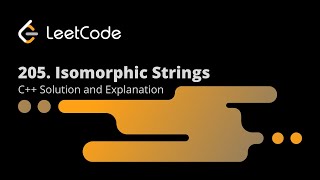 Leetcode 205. Isomorphic Strings (Solution + Explanation)