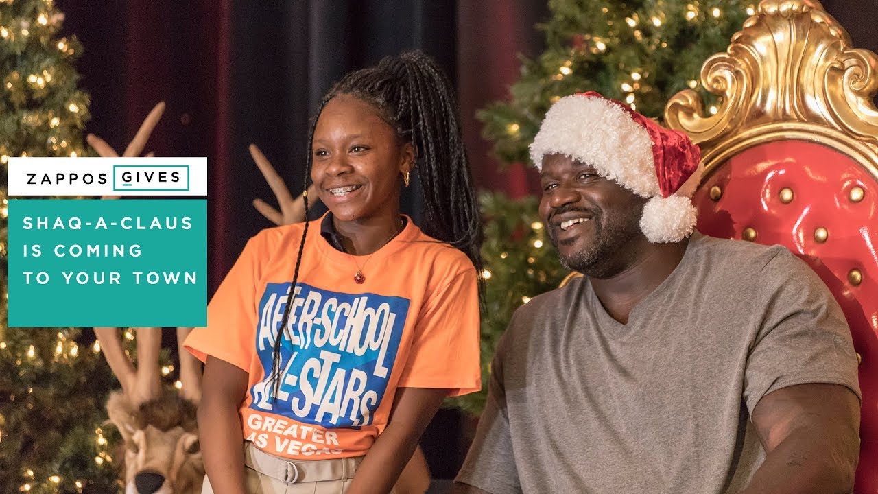 Shaq-a-Claus & Zappos For Good | Turning Gifts of New Toys into Smiles