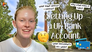 Advice On Setting Up a UK Bank Account 💷🤔 • UoB Student Video #UniversityofBirmingham #UoB