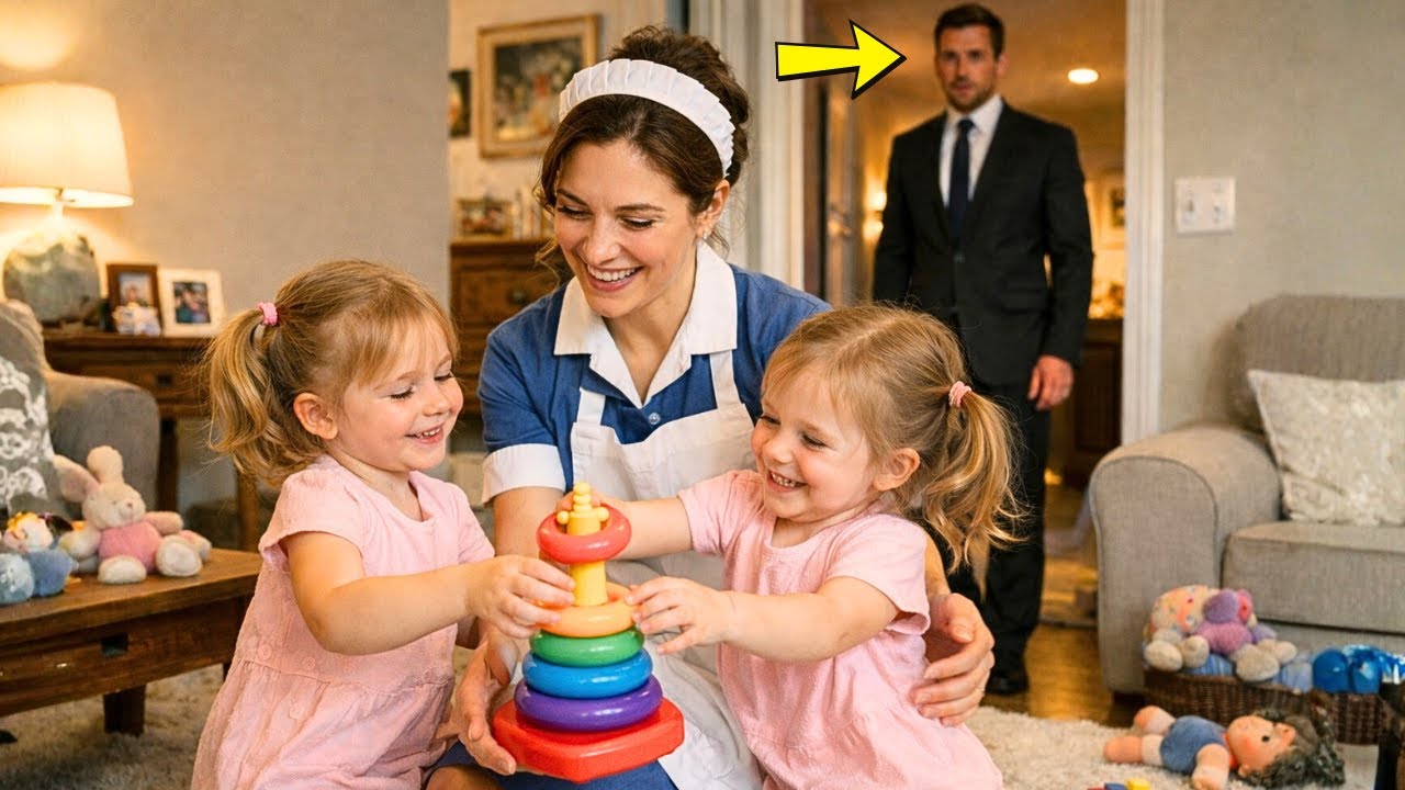 VERWITWETER UNTERNEHMER KEHRT FRÜHER ZURÜCK UND IST VON DER HAUSHÄLTERIN ÜBERRASCHT