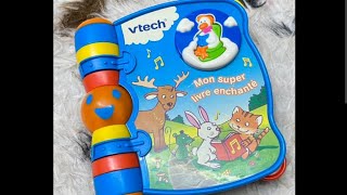 mon super livre enchanté VTECH rose