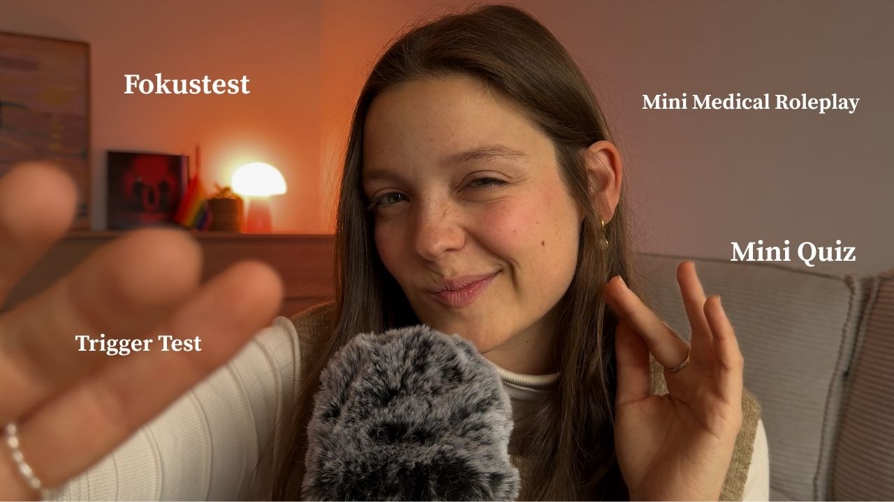 ASMR | Mikrofon Test ✨ (Fokustest, Trigger, Medical Roleplay, Augen zu)