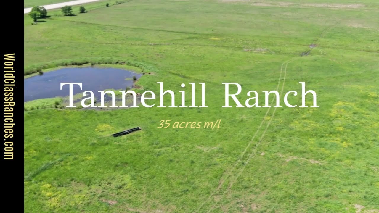 Tannehill Ranch 35 acres m/l, Oklahoma pasture or development land for sale with pond