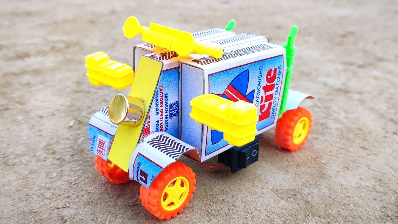 How to make matchbox toy//how to make matchbox car//how to make from a
