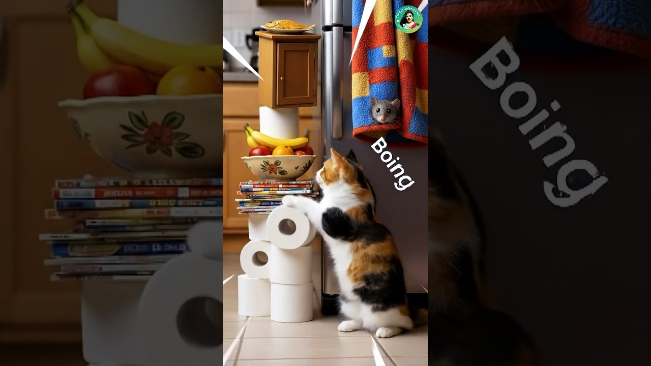 এক টুকরো মাছ, এক বিশাল বিপদ 😂🐟 | Funny Cat Cartoon 