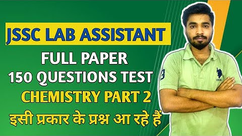 Jssc lab assistant chemistry full paper test jssc lab assistant asked questions today