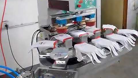 Gloves Pad Printing Machine with Auto Unloading
