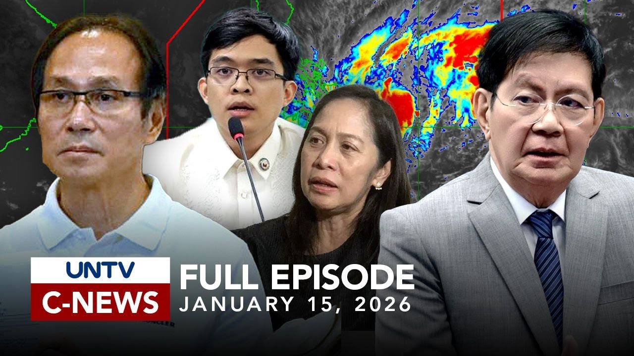 UNTV: C-NEWS | January 15, 2026 - YouTube