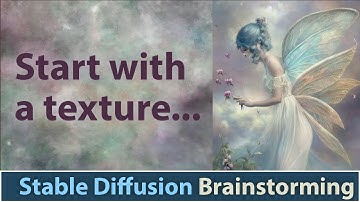 Stable Diffusion - Starting with a texture, what can we discover?  Exploring textures for AI Art.