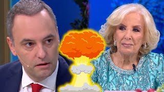 ¡FILOSA! Mirtha atacó a preguntas a Adorni sobre la pobreza en Argentina y los despidos en el Estado