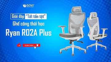 TẤT TẦN TẬT VỀ GHẾ CÔNG THÁI HỌC RYAN R02A PLUS - BẢN NÂNG CẤP CỦA R02A "QUỐC DÂN" | Nội thất Govi