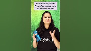 Send WhatsApp Message to Salesforce leads Automatically #whatsapp #leadmanagement #shorts