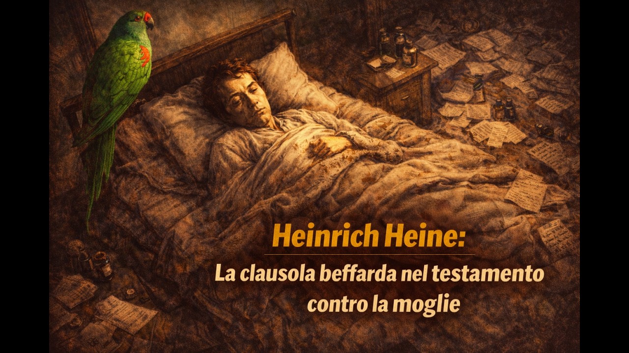 Heinrich Heine: La clausola beffarda nel testamento contro la moglie