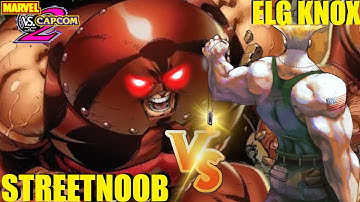 MvC2 Mvci Umvc3 STREETNOOB vs ELG KNOX (Low Mid Tiers) pt 2