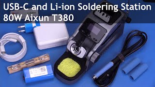 SDG #335 Aixun 80W USBC and Battery Powered T380 Soldering Station