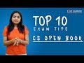 CS Open Book Exam Top 10 tips