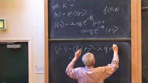 Oxford   Lecture 17. Einstein Podolski Rosen Experiment and Bell