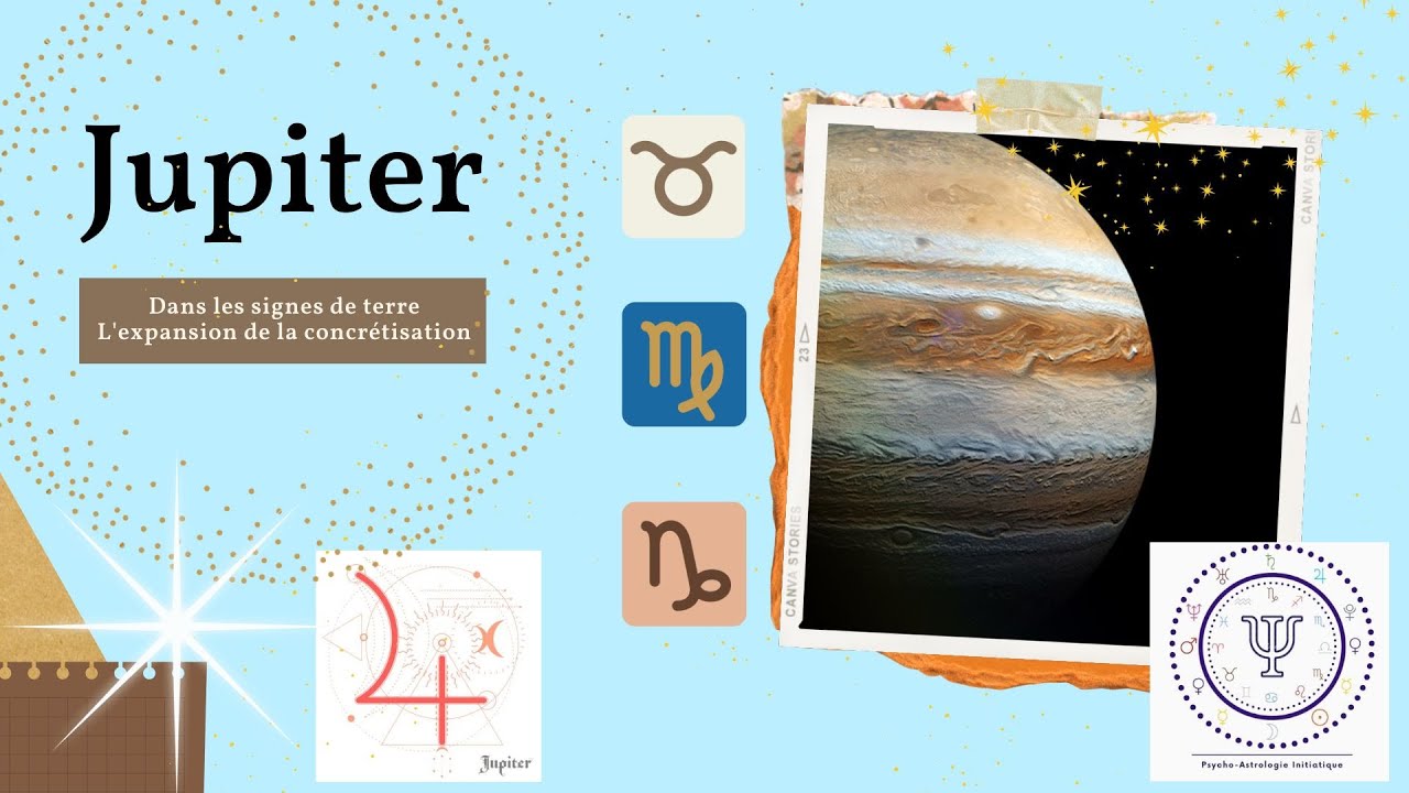 Jupiter dans les signes de terre