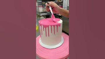 EASY FULL COVER DRIP #cake #drip #howto #learn #tips #tutorial #decoration #art #artist #easy #bake