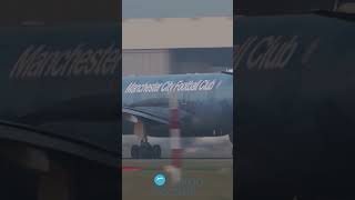 Airbus A330 DEPARTURE with MAN CITY Livery