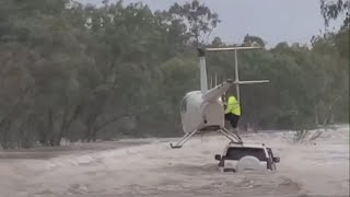 Helicopter Pilot Pulls Off Daring Rescue Amid Nt Flooding