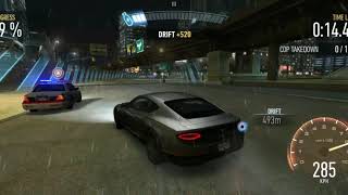 LOCKDOWN ESCAPE NEED FOR SPEED NO LIMITS BENTLEY CONTINENTAL GT COP TAKE DOWN ANDROID GAMEPLAY screenshot 2
