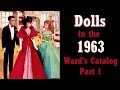 Dolls in the 1963 Montgomery Ward Christmas Catalog, Part 1: Barbie, Tammy, Chatty Cathy & More