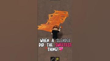 The SWEETEST Slender surprised BACON 🥺 #roblox #robloxshorts