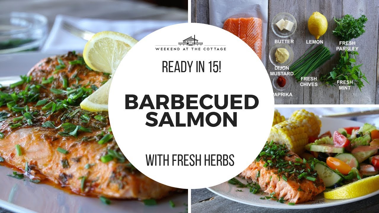 Delicious BARBECUED SALMON recipe! Ready in 15 minutes! - YouTube