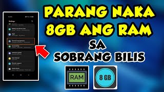 PAANO PABILISIN ANG PERFORMANCE NG CELLPHONE NA PARANG 8GB ANG RAM screenshot 1