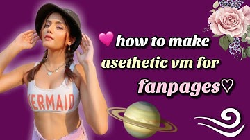 how to make asethetic VM♥︎ for 𝒇𝒂𝒏𝒑𝒂𝒈𝒆♡︎@SamreenAli142 #picsarteditingtutorial #fanpage