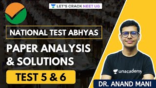 National Test Abhyas | Paper Analysis and Solutions | Test 5 & 6 | NEET Biology | Dr. Anand Mani