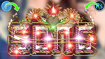 How to Make New Style Glass Font 2023 || Dp Editing Tutorial || Viral glass Font editing Style #dp