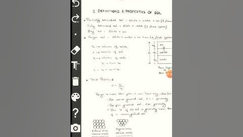 Basic soil properties ...